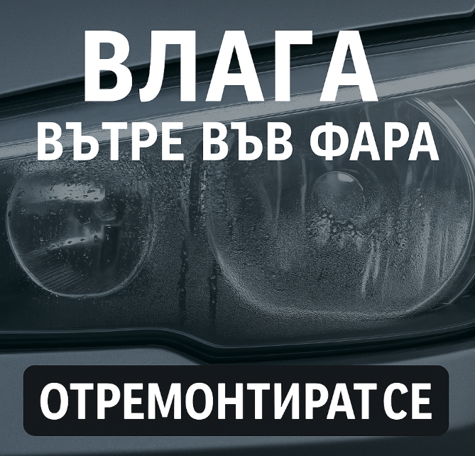 Как влагата унищожава фаровете отвътре и защо ремонтът е наложителен